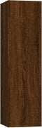 vidaXL - Tv-wandmeubels - 2 - st - 30,5x30x110 - cm - bruin - eikenkleur