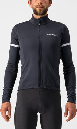 Castelli FONDO 2 Fietsshirt LIGHT BLACK/WHITE REFLEX - Mannen - maat M