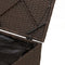 vidaXL - Kussenbox - Bruin - 50x50x50 - cm - van - Poly - Rattan