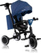 Lionelo Tris Plus - Driewieler - 2-in-1 - 360° draaibare zitting - Blue Denim