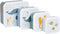 A Little lovely company Back to school set - Drinkfles / 4 Snackdozen / Lunchbox - Ocean