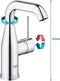 GROHE Essence - Wastafelkraan opbouw - Middelhoge uitloop 11.4cm - Chroom