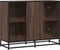 vidaXL - Dressoir - 94x35x76 - cm - bewerkt - hout - bruin - eikenkleur