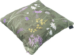 Sierkussen paspel ca.50x50cm Donna green canvas eco+