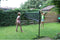 EXIT Verstelbaar Sportnet 155x300cm - Volleybalnet - Badmintonnet - Tennisnet - Hoogte Verstelbaar - Zwart