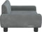 vidaXL Kinderbank 70x45x33 cm fluweel donkergrijs