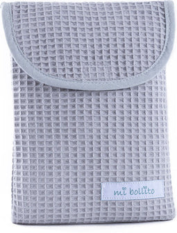 Luier- en doekjeshouder Mi bollito Lichtgrijs Klassiek Elegant 1 x 25 x 18 cm