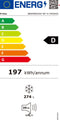 Frilec BREMEN295-NF-H-040DDI - Kastmodel Vriezer - No Frost - 274 Liter - Zwart RVS - 5 Jaar Garantie