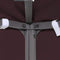 vidaXL - Prieeldak - 2-laags - 4x3m - 310 - g/m² - bordeaux