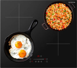 Inventum IKI6028 - Inbouw inductiekookplaat - 4 kookzones - Boostfunctie - Zwart