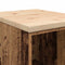 vidaXL - Garagekast - 40x51x85 - cm - massief - grenenhout - oud - hout
