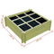vidaXL - Plantenbak - 120x120x40 - cm - geïmpregneerd - grenenhout