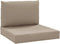 vidaXL - Palletkussens - 2 - st - oxford - stof - taupe