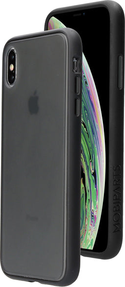 Mobiparts Classic Hardcover - iPhone XS Max - Krasbestendig - Grijs