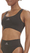 Adidas Scoop Lounge Bra - Dames Beha - Removable Cookies - Zwart - Maat L