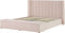 NOYERS - Bed met opbergruimte - Roze - 160 x 200 cm - Fluweel