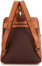 SPIKES & SPARROW Leren Vrije tijd rugzak Rugzak met laptopvak Bronco Backpack Brandy Bruine