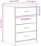vidaXL - Garagekast - 60x51x85 - cm - massief - grenenhout - zwart