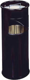 Durable 3330 333001 Afvalbak 17 l (l x b x h) 305 x 302 x 687 mm Zwart Met asbak 1 stuk(s)