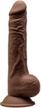 SILEXD - Dildo Dual Density Mod. 3 - 9.5 Brown