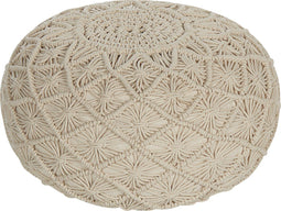 BERKANE - Poef - Beige - Katoen