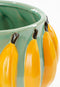 Mica Decorations Moza Bloempot Binnen - H18 x Ø24 cm - Keramiek - Lichtgroen