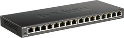 D-Link DGS-1016S - 16-Port Gigabit Unmanaged Switch - Plug & Play - Zwart