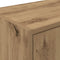 vidaXL - Garage - wandkast - bewerkt - hout - ambachtelijk - eiken