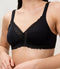 Triumph Modern Lace+Cotton - Beha zonder beugel - Katoenen cups - BLACK