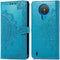 iMoshion Hoesje Geschikt voor Nokia 1.4 Hoesje Met Pasjeshouder - iMoshion Mandala Bookcase - Turquoise
