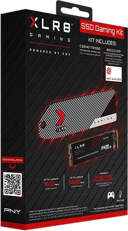 PNY XLR8 CS3140 - Gaming SSD 1TB - M.2 GEN4 met koellichaam