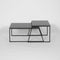 Asir Group Pal Salontafelset - 2-delige set - 100% melamine - Antraciet (2 stuks)