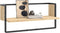 vidaXL - Wandschap - met - stang - 65x25x30 - cm - sonoma - eikenkleurig