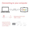 One 14 - Grafische tablet - 2540 lpi 309 x 174 mm - Zwart/Wit