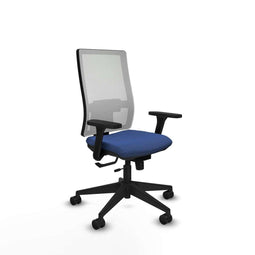 Piqueras y Crespo 3D066N0 - Bureaustoel - Verstelbare hoogte met armleuning - Marineblauw