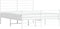 vidaXL - Bedframe - met - hoofd- - en - voeteneinde - metaal - wit - 160x200 - cm