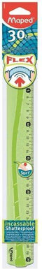 2x Maped Liniaal - Flex Soft - 30 cm - Onbreekbaar (groen en blauw)