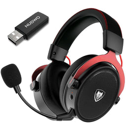 NUBWO G07 Gaming Headset Wireless Headphone Zwart/Rood