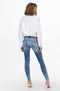ONLY ONLKENDELL LIFE REG SK ANK TAI006 - Dames Jeans - Skinny - Normale taille - W27x L32