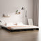 vidaXL - Palletbed - massief - grenenhout - zwart - 140x190 - cm