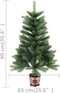 vidaXL - Kunstkerstboom - met - levensechte - naalden - 90 - cm - groen