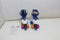 K3 Rolschaatsen - Verstelbaar 30-33 - Quick-lock snelsluiting - Wit - Regenboog