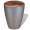 vidaXL - Kruk - luchtvaartstijl - massief - gerecycled - hout