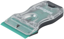 Wolfcraft 4287000 - Schraper voor kunststof mesjes - 2 mesjes hard en medium (1 stuk)