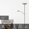 Lucide ZENITH - Leeslamp - LED Dimbaar 3000K - Mat chroom