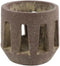 Non-branded Theelichthouder Berie 15,5 X 14 Cm Keramiek Bruin