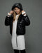 ELLE Chic Britt - Winterjas - Reversible - Bruin (158/164)