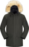 Subprime Parka Tommy - Heren Jas - Afneembare bontkraag - Groen - M