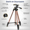 Studio ME Telefoon Statief - 136 cm - Tripod - Bluetooth Afstandsbediening - Rosegoud