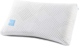 H2O Latex Bamboe kussen - Hypoallergeen - Ergonomisch - Ademend - Wit - 60 x 35 cm